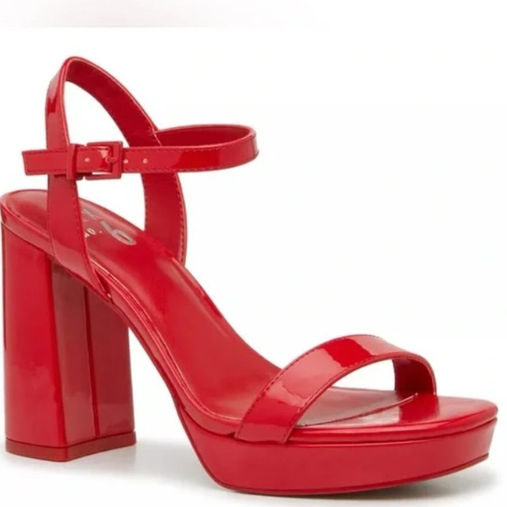 Mix No. 6 Sundra Patent Red Heels, size 7M